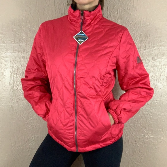 NEW ZeroXposur Red Ultra Light Puffer Ski Jacket - Picture 1 of 16